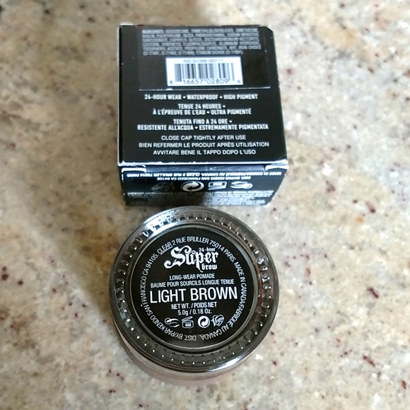 NWT Kat Von D 24 hour SUPER brow long -wear pomade 5.0g/.18oz., light brown. - Picture 4 of 7